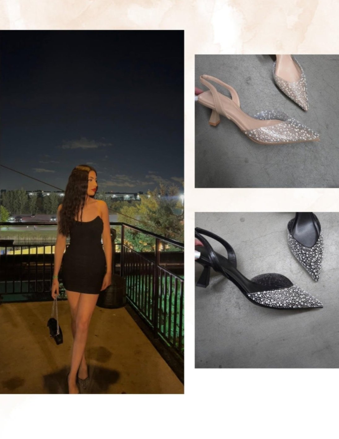 Rhinestone Kitten Heel